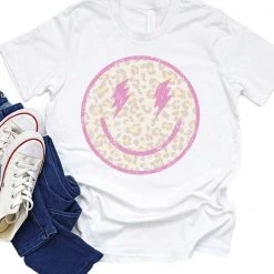 Purple Door Boutique T-Shirts Youth Lightning Smiley Tee