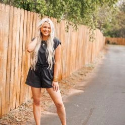 Z Supply Black Kelby Romper