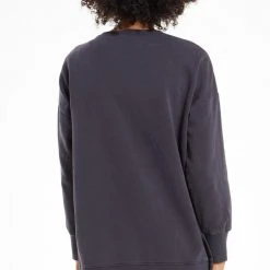 Z Supply Layer Up Black Sweatshirt