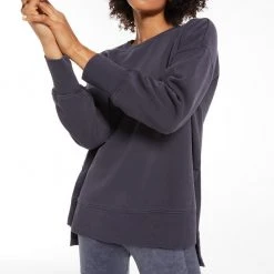 Lounge & Athletic Wear Z Supply Dance It Out Black Biker Shorts