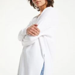 Z Supply White V Neck Weekender